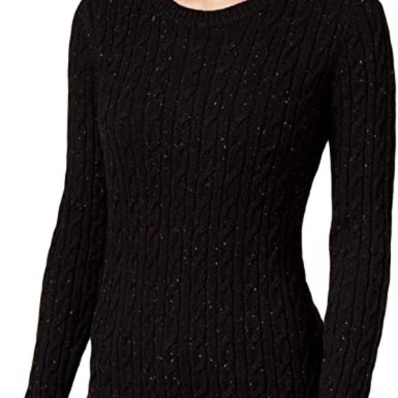 NEW PETITE SMALL CHARTER CLUB DONEGAL SWEATER 1595 - Picture 1 of 1